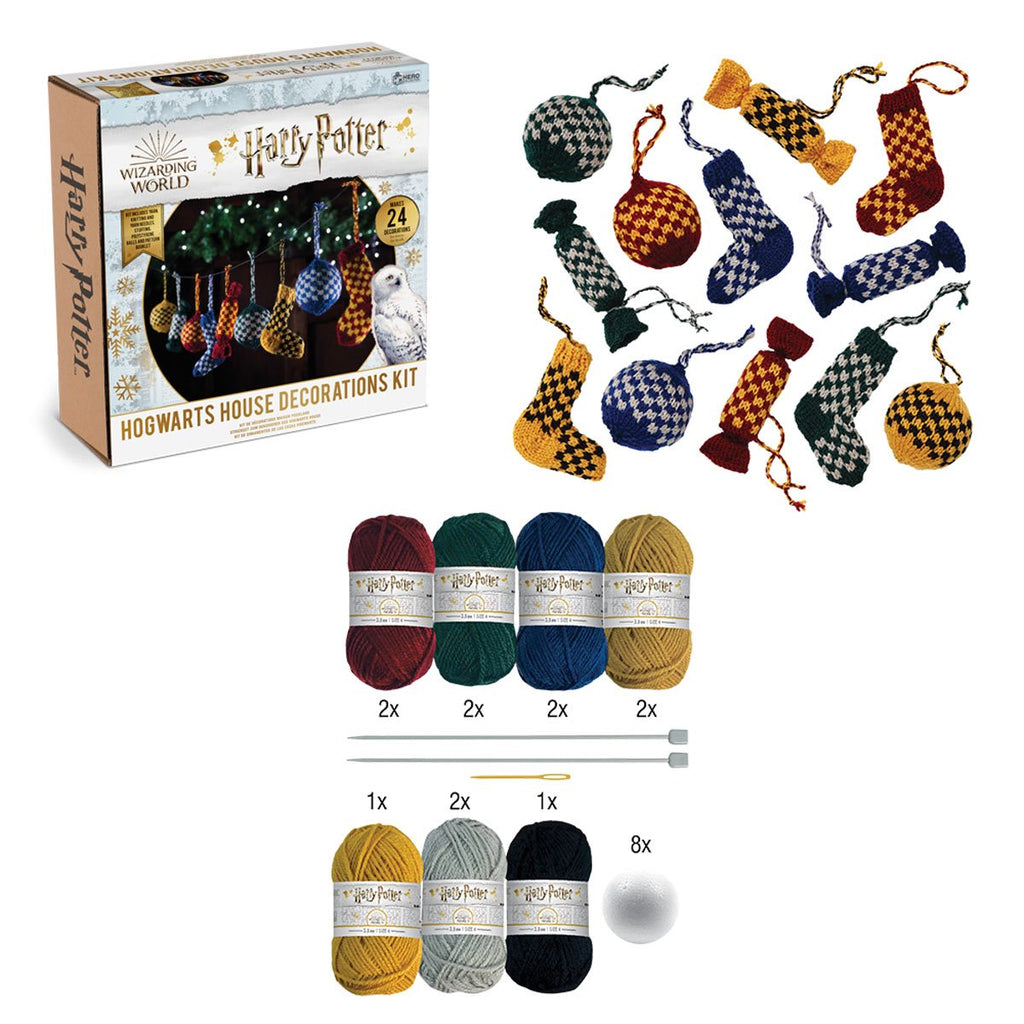 Eaglemoss Harry Potter Hero Collector Hogwarts House Decorations Knit Kit