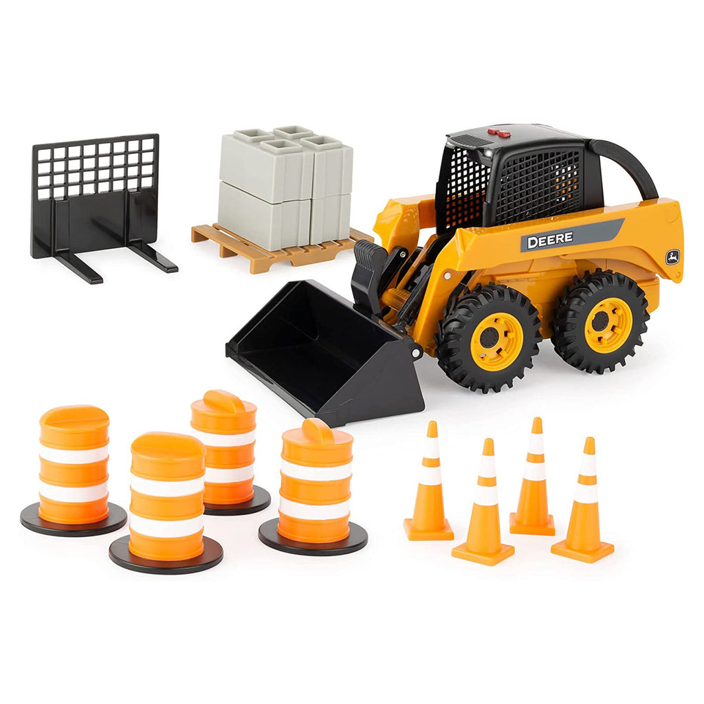 TOMY John Deere Big Farm Skid Steer Set - Radar Toys