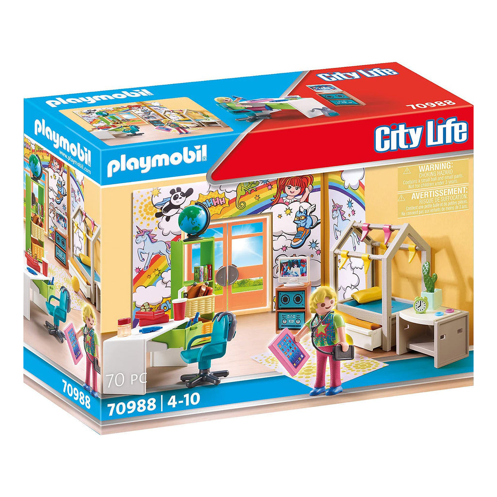 Playmobil City Life Deluxe Teenager's Room Building Set 70988 - Radar Toys