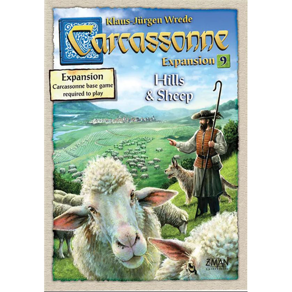 Carcassonne Expansion Set 9 Hills And Sheep The Board Game