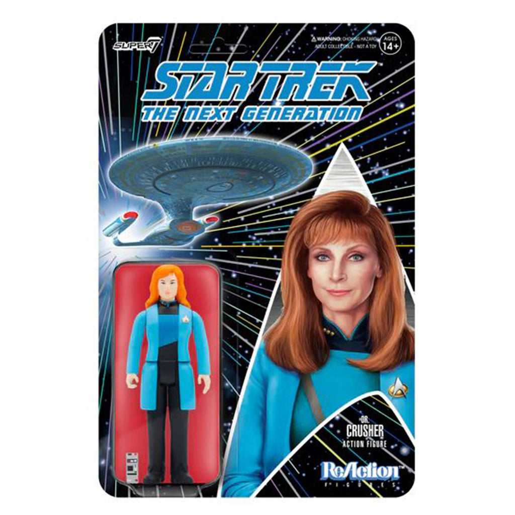 Super7 Star Trek Next Generation Wave 2 Dr Crusher ReAction Figure