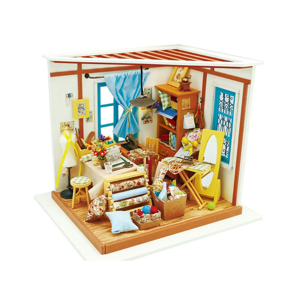 Robotime DIY Miniature House Lisa's Tailor Building Set