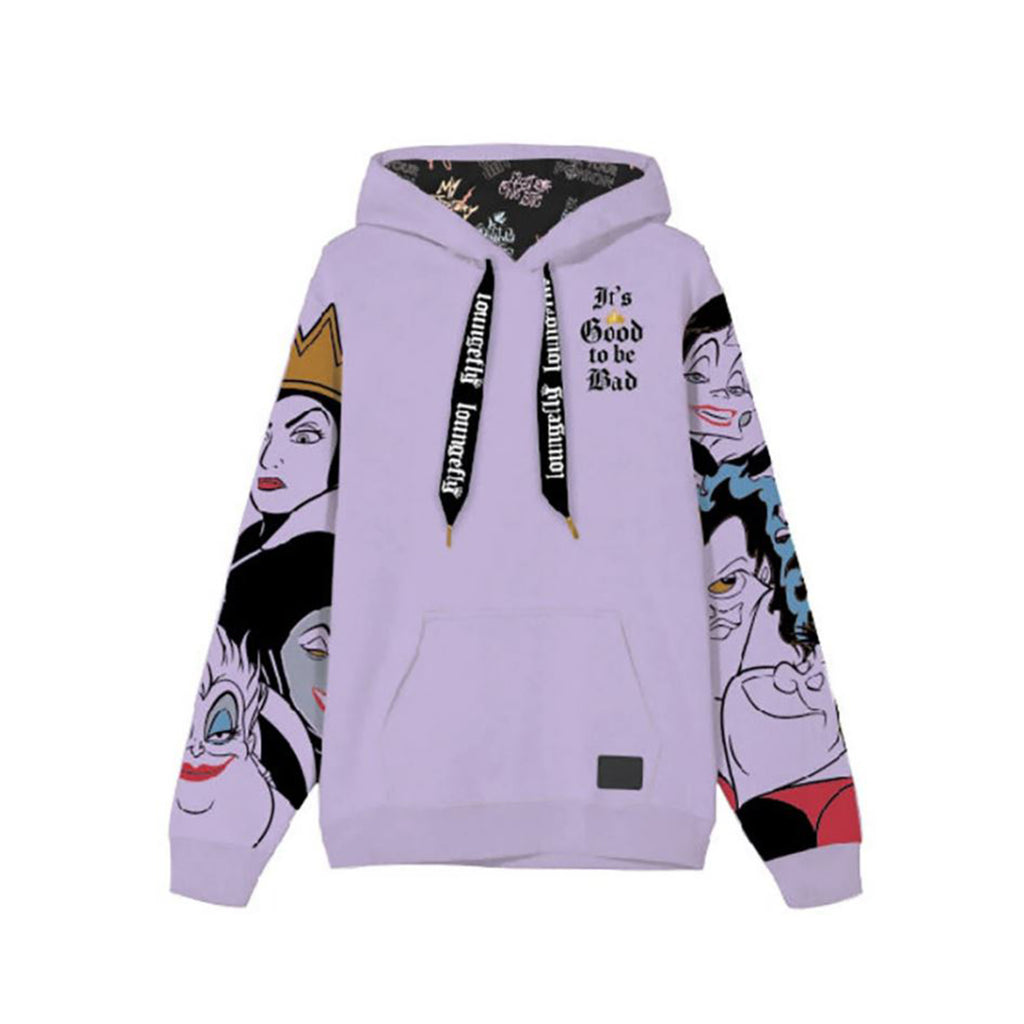 Loungefly Disney Villains Good To Be Bad Hoodie Adult