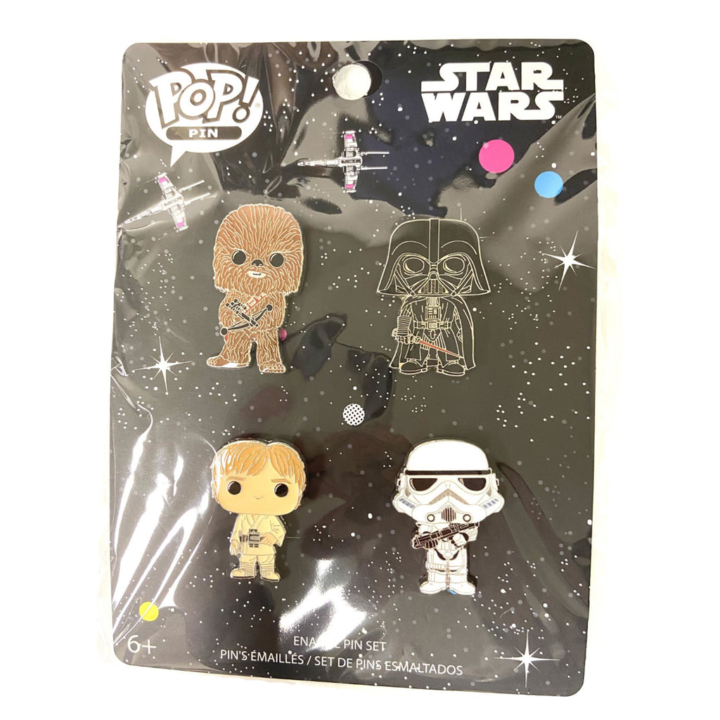 Funko Star Wars POP 4 Character Pin Set - Radar Toys