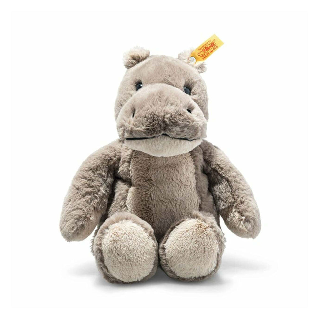Steiff Soft Cuddly Friends Nobby Hippopotamus 11 Inch Plush Figure.