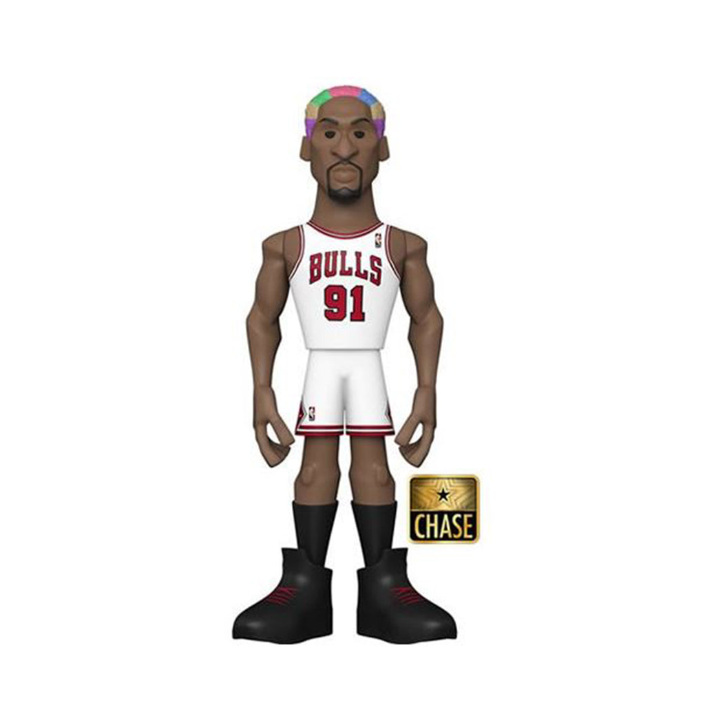 Funko NBA Bulls Gold Dennis Rodman Vinyl Figure CHASE VERSION