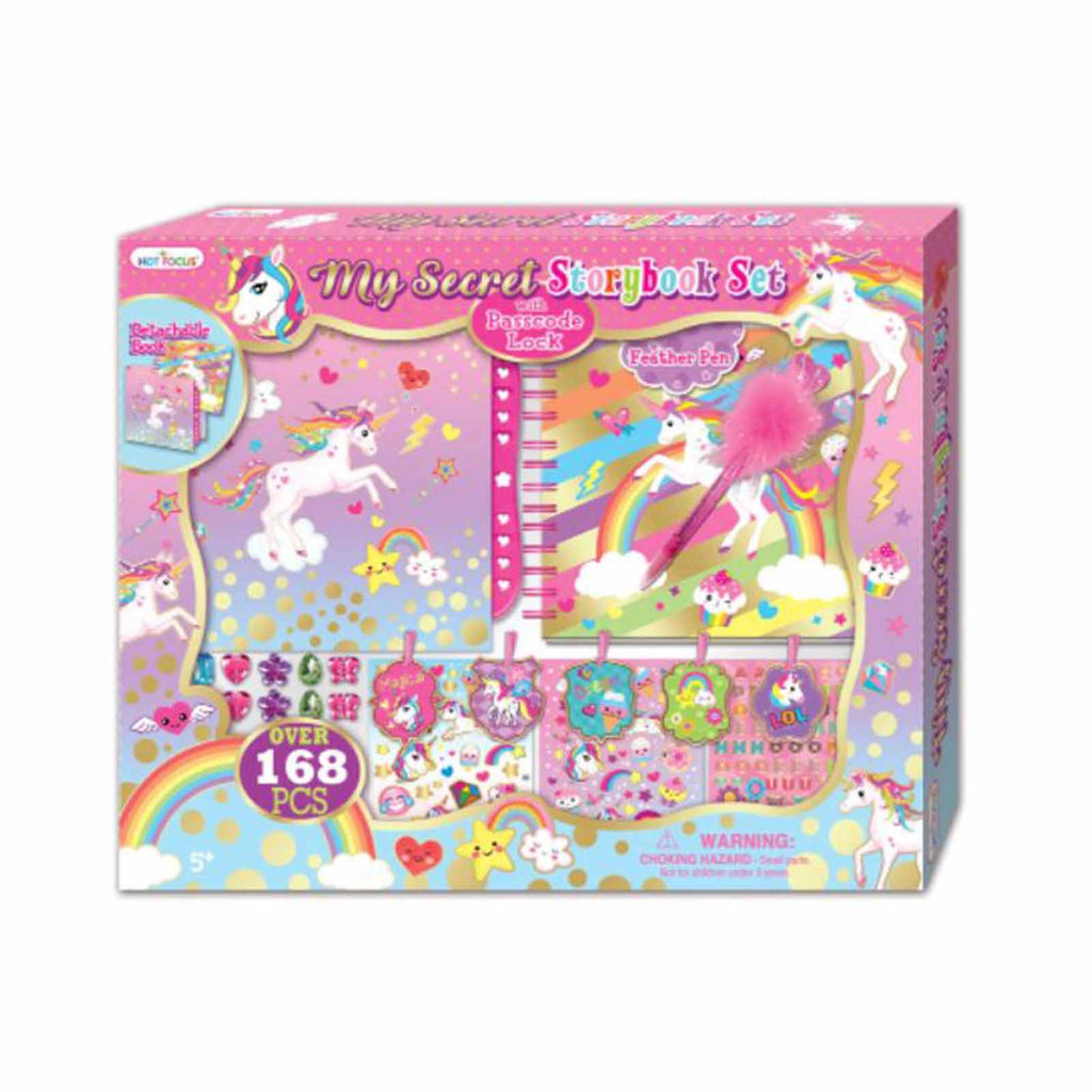 Hot Focus Unicorn My Secret Storybook With Passcode Lock Set - Radar Toys