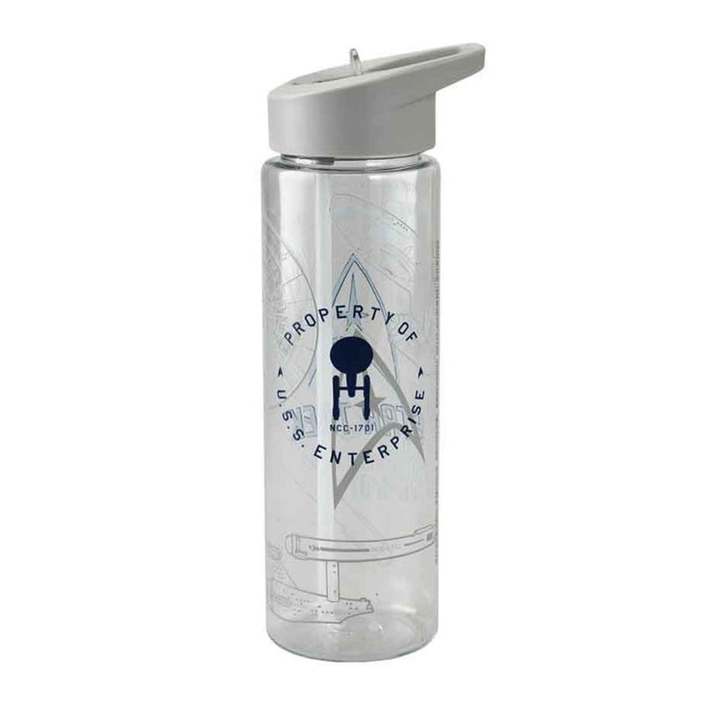 Bioworld Star Trek USS Enterprise NCC-1701 24oz Tritan Water Bottle