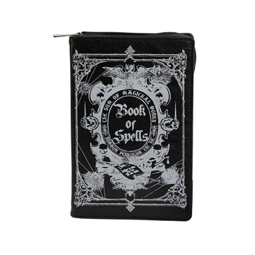 Book Of Spells Glow In The Dark Black Crossbody Bag Purse