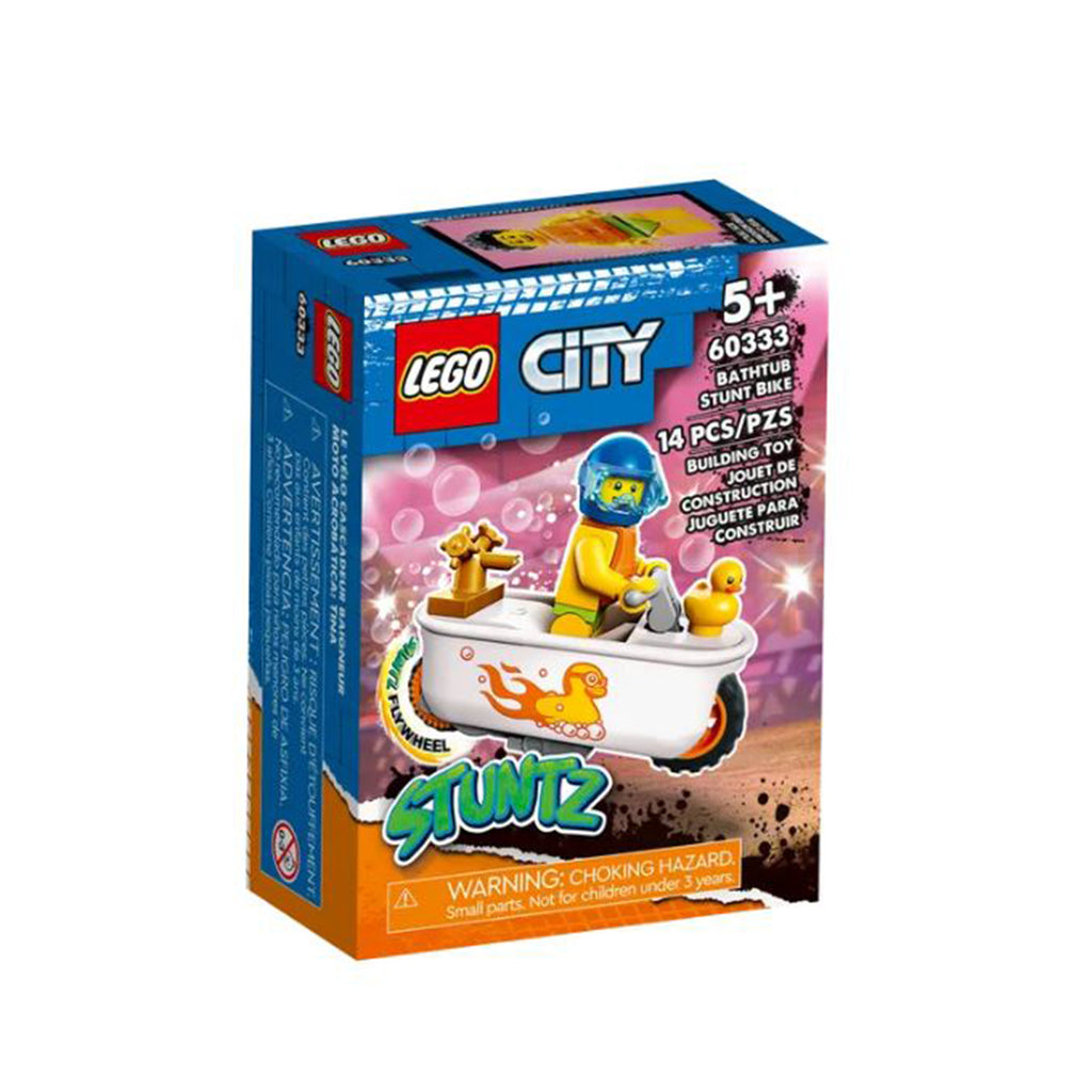 LEGO® City Bathtub Stunt Bike Building Set 60333