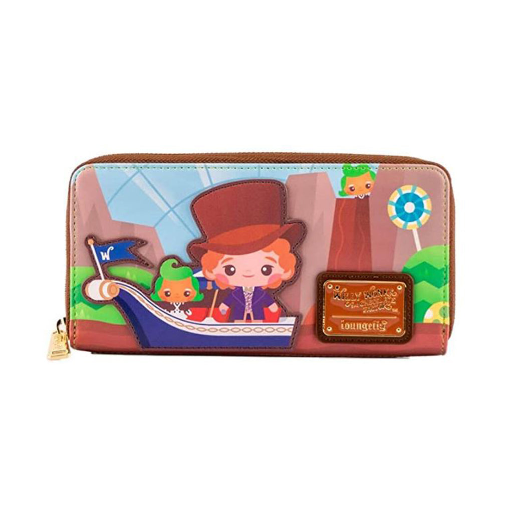 Loungefly Charlie And The Chocolate Factory 50th Anniversary Zip Around Wallet