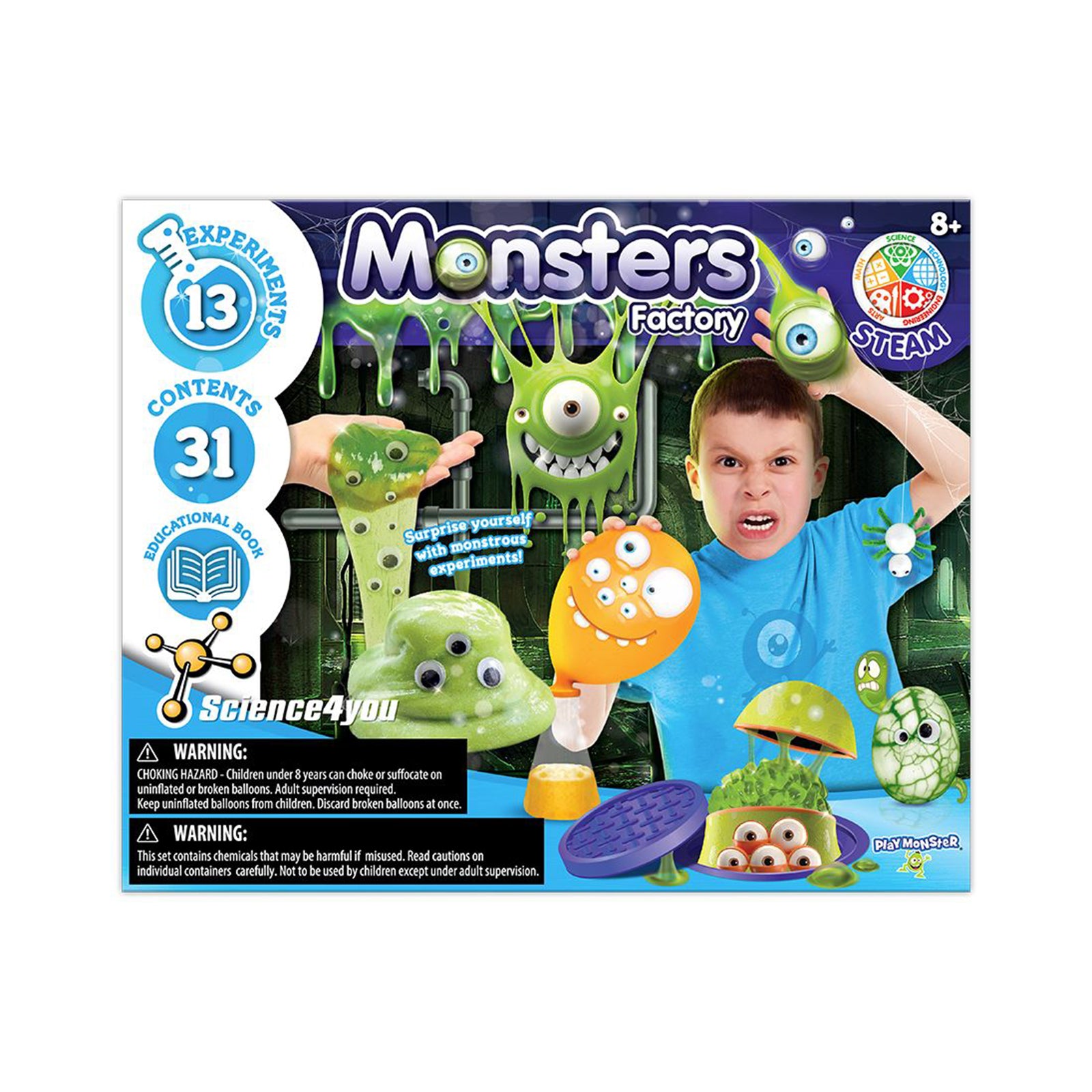 experiment monsters Playmonster Monsters Factory Experiment Set