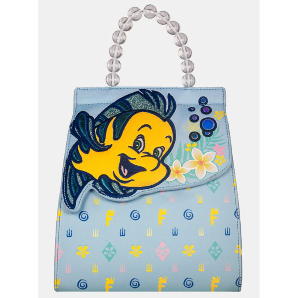 Little Mermaid Flounder Monogram Backpack