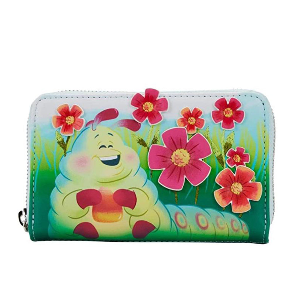 Loungefly Pixar A Bugs Life Earth Day Zip Around Wallet