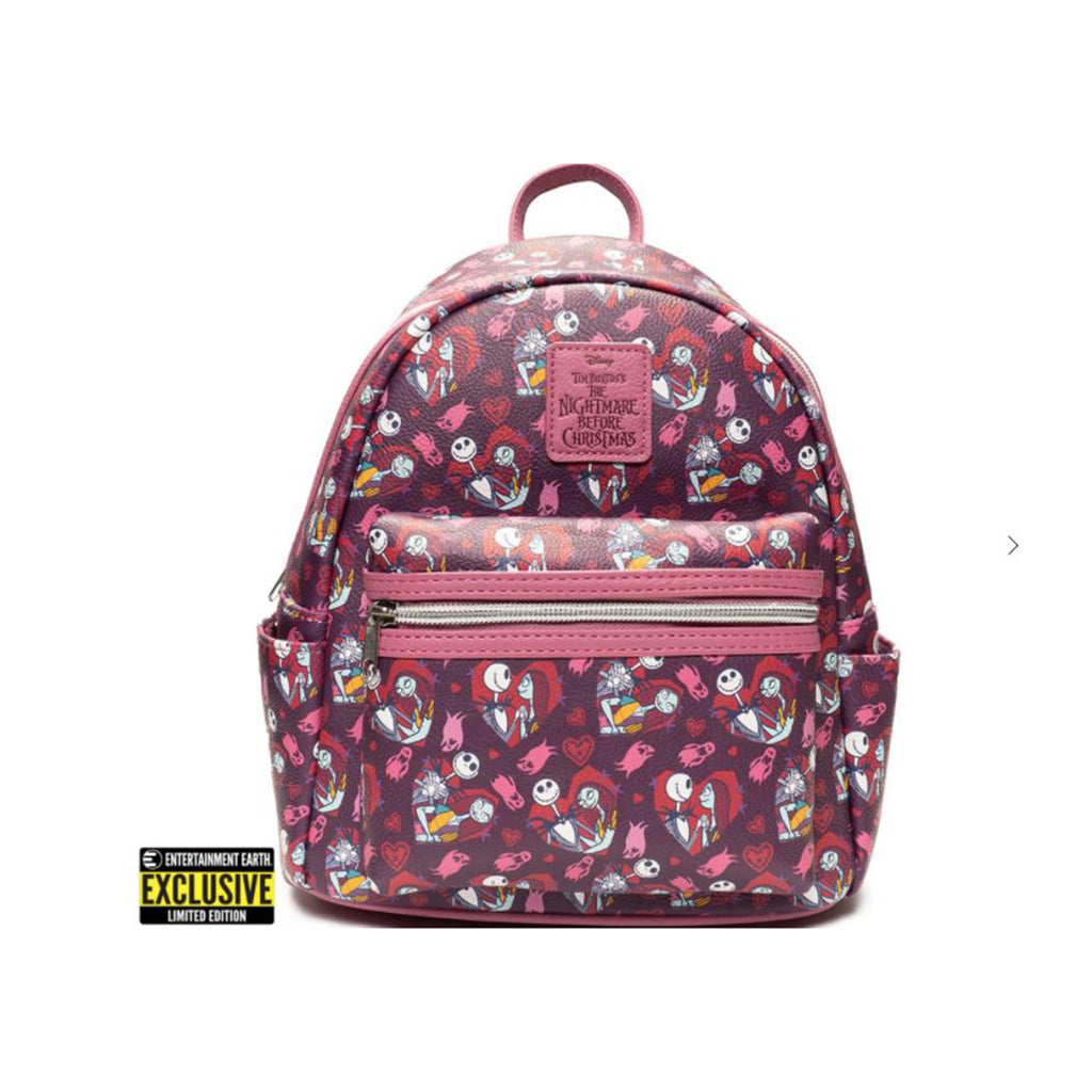 Loungefly Nightmare Before Christmas Exclusive Hearts Mini Backpack