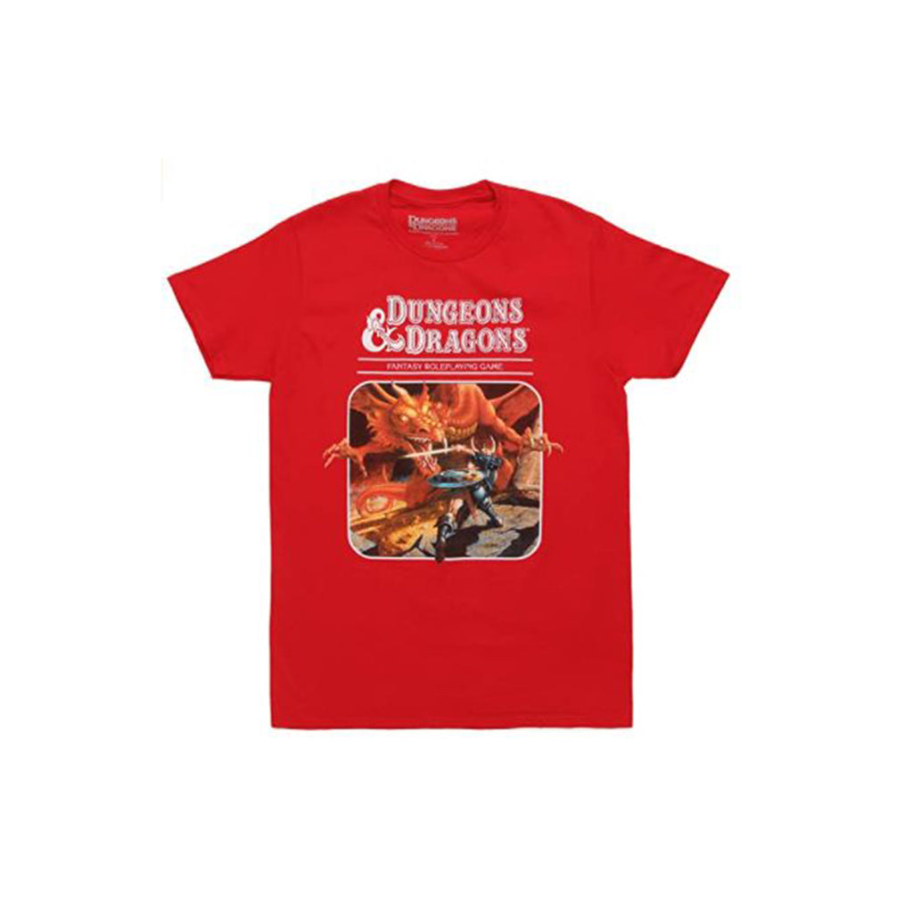 Bioworld Dungeons And Dragons Classic Art Red T-Shirt - Radar Toys