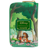 Loungefly Disney Fox And The Hound Classic Book Zip Around Wallet - Radar Toys