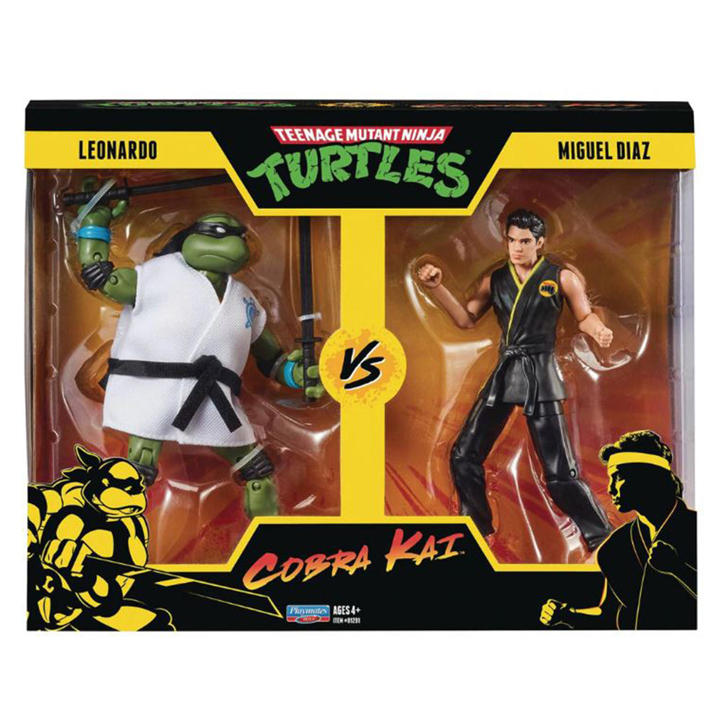 Playmates Turtles Cobra Kai Leonardo Vs Miguel Diaz Set