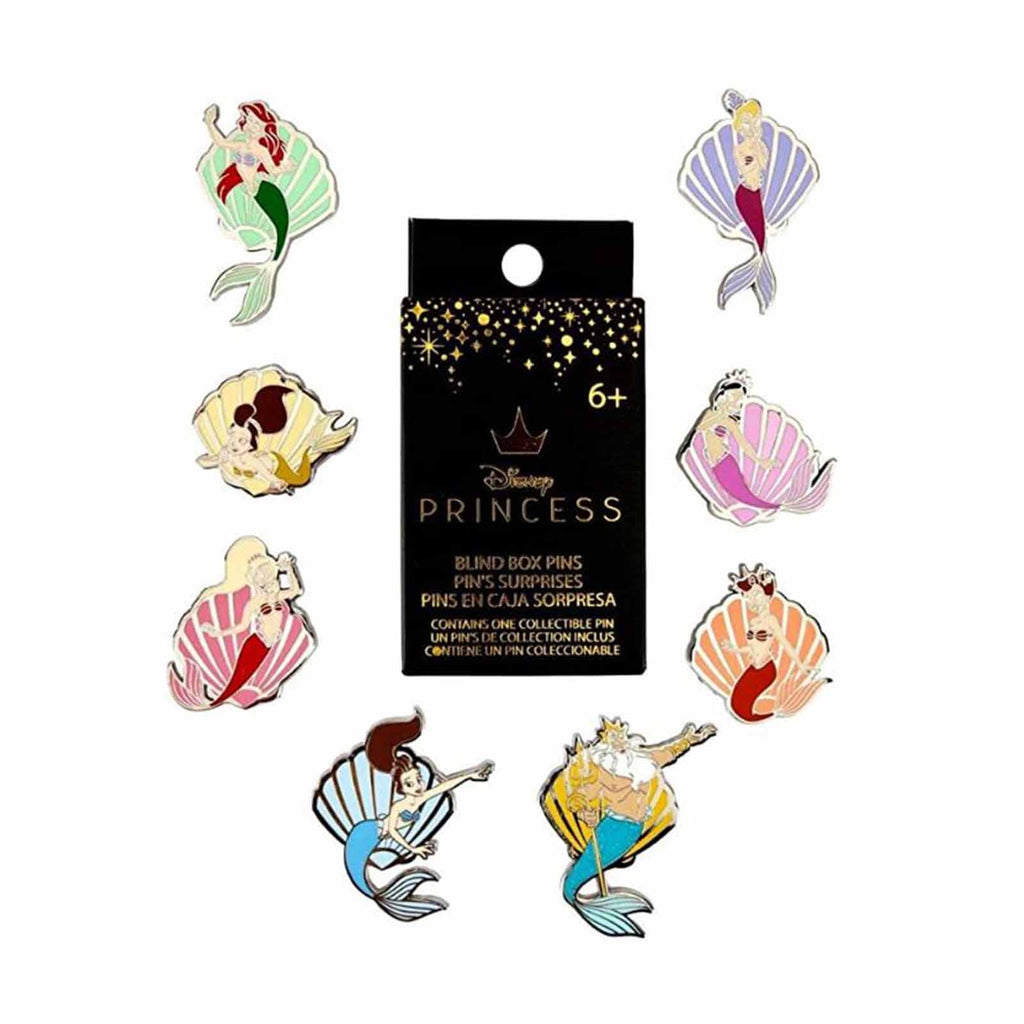 Loungefly Disney Little Mermaid Shells Single Blind Box Pin - Radar Toys
