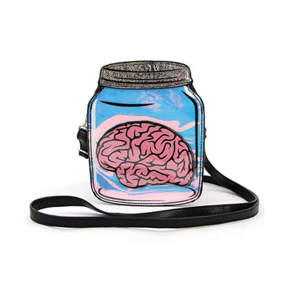 Brain In A Jar Small Crossbody Bag Purse