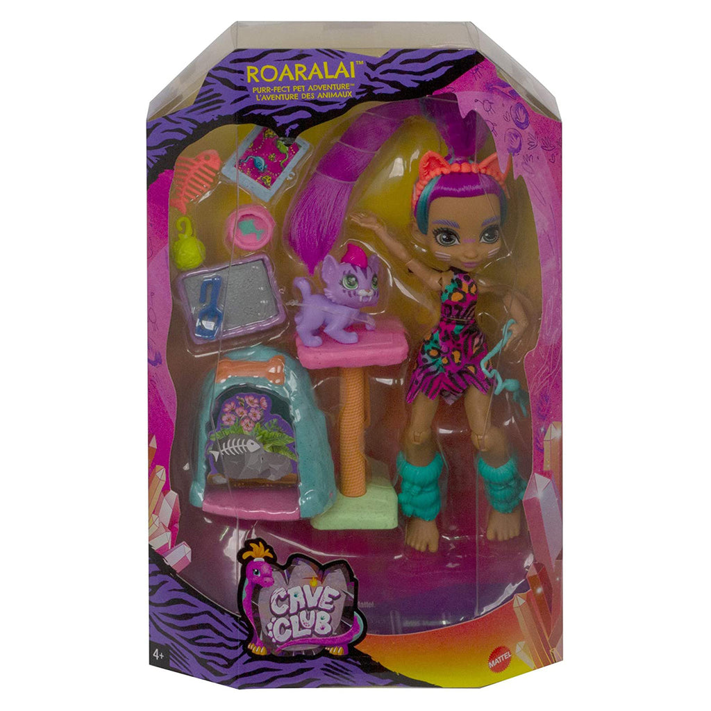 Cave Club Roaralai Wild About Cats Doll Set - Radar Toys