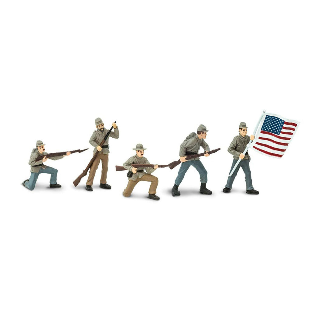 Civil War Confederate Soldiers Collection 1 Toob Mini Figures Safari Ltd