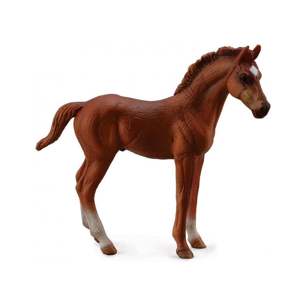 CollectA Thoroughbred Foal Standing Chestnut Figure 88671