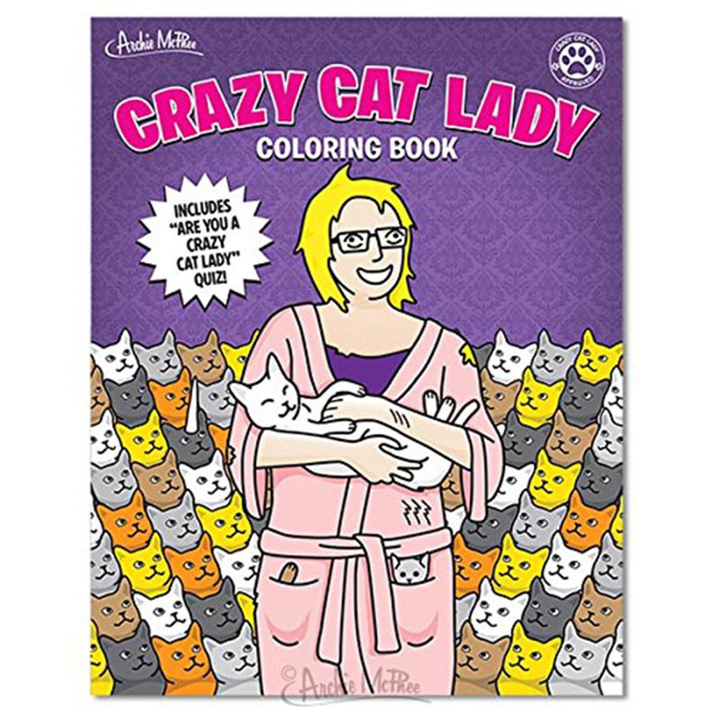 Crazy Cat Lady Coloring Book