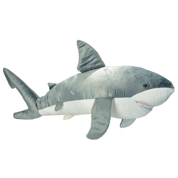 Cuddlekins Jumbo White Shark 30 Inch Animal Plush Figure | Radar Toys