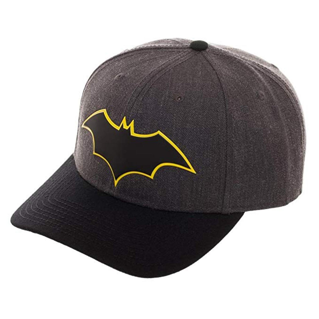 DC Batman Rebirth Logo Black Adjustable Curved Hat