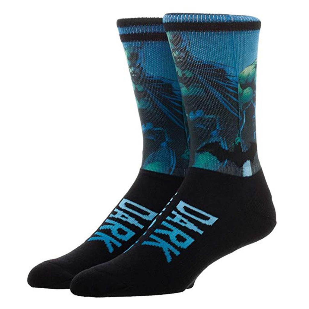 DC Comics Batman Over Knit Sublimated 1 Pair Of Crew Socks