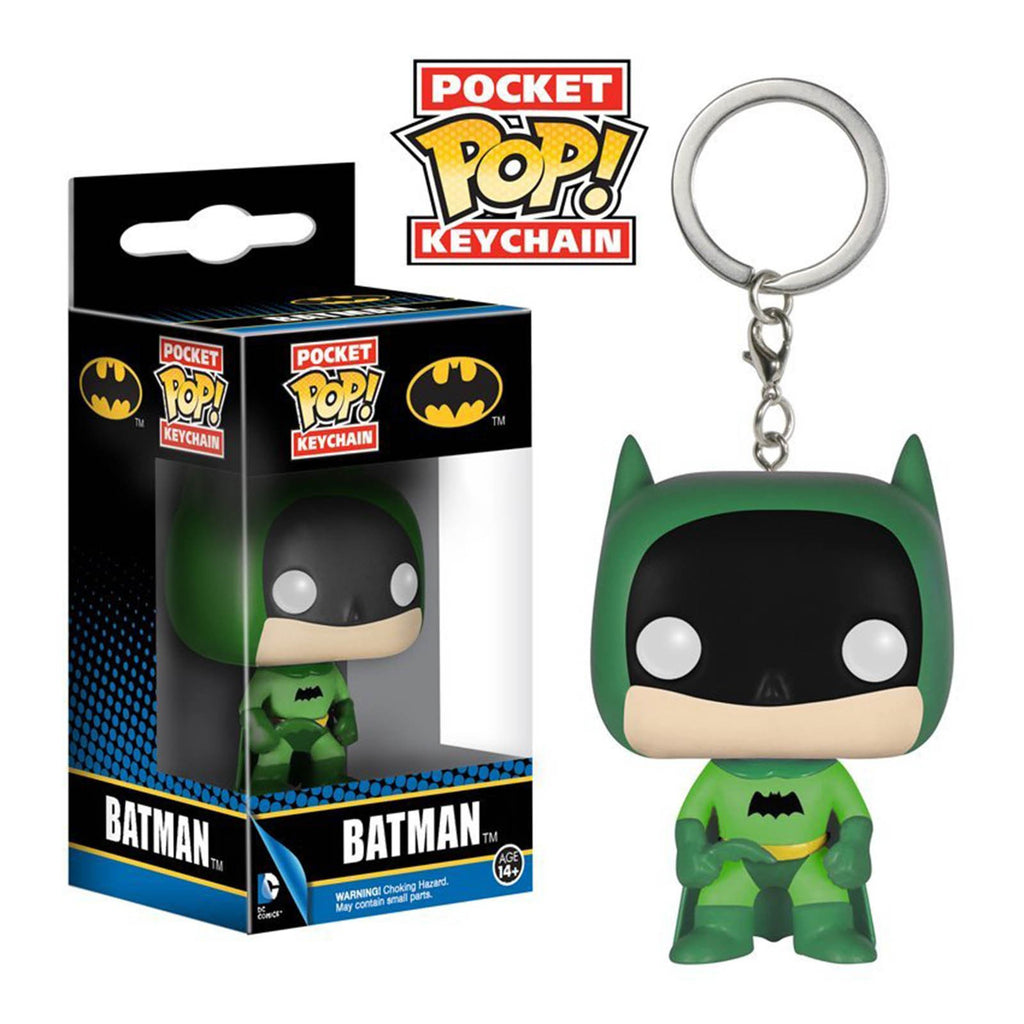 DC Comics Batman Pocket POP Batman Green Vinyl Figure Keychain