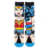 DC Comics Wonder Woman Character Collection One Pair Of Crew Socks - Radar Toys