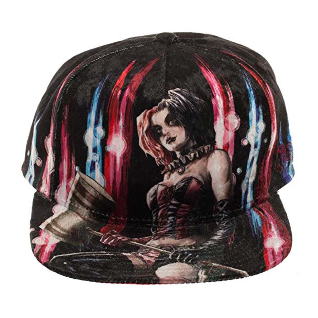 DC Harley Quinn Sublimated Velvet Snapback Hat