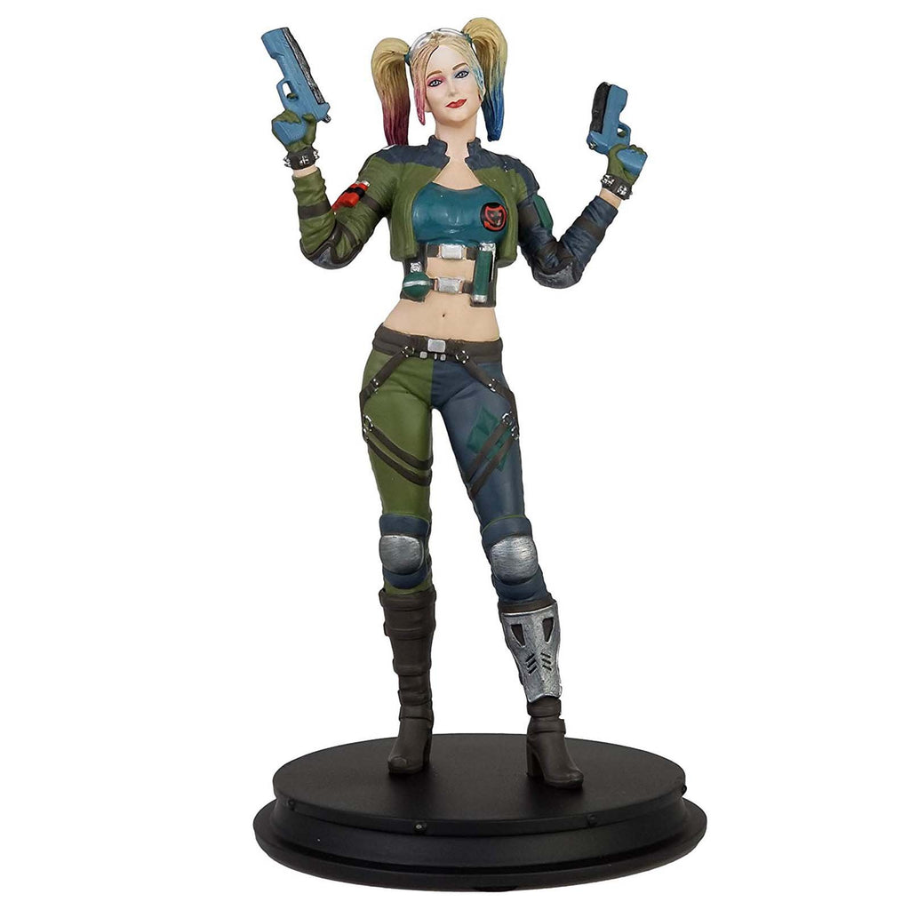 DC Icon Heroes Injustice 2 Harley Quinn Green Jacket Statue