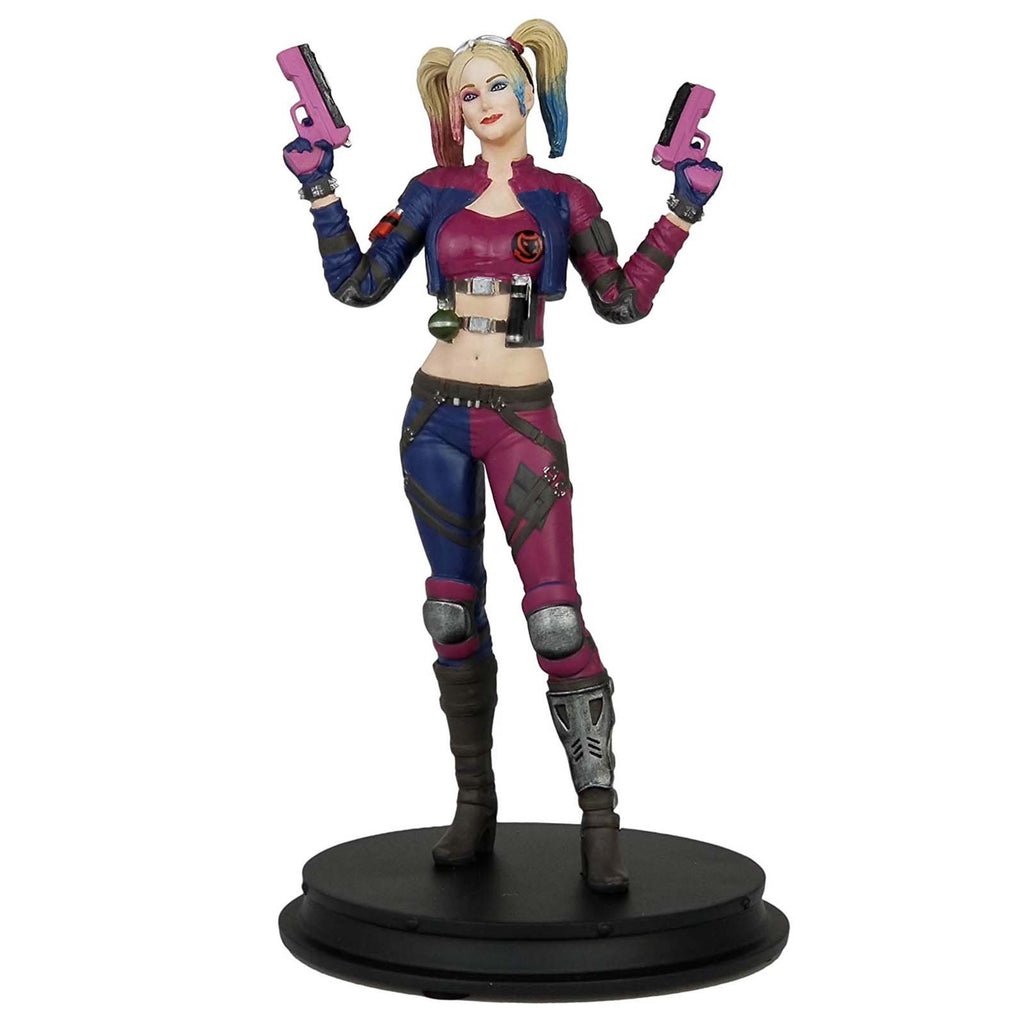 DC Icon Heroes Injustice 2 Harley Quinn Pink Jacket Statue