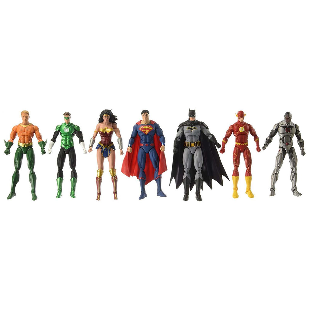 DC Icons Rebirth Justice League Of America 7 Action Figure Set