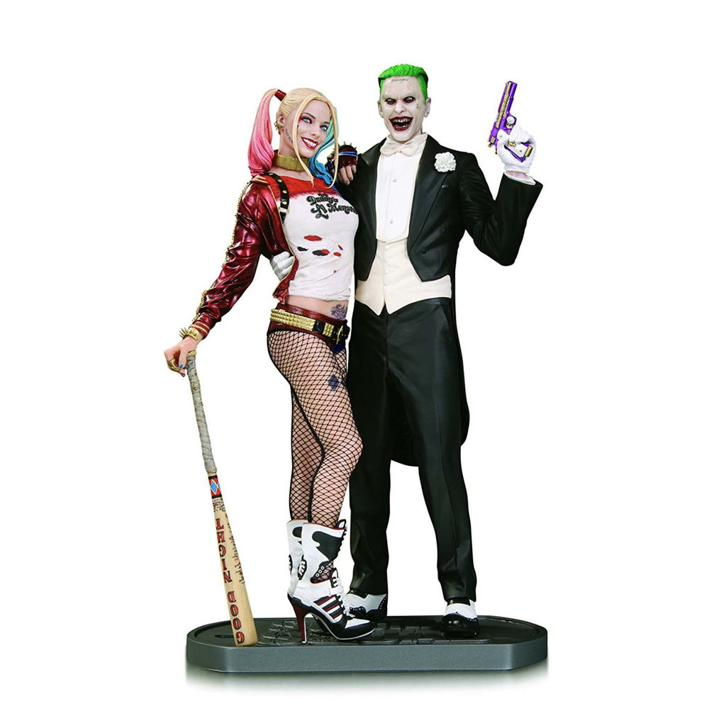 DC Suicide Squad Movie The Joker And Harley Quinn Statue - Radar Toys