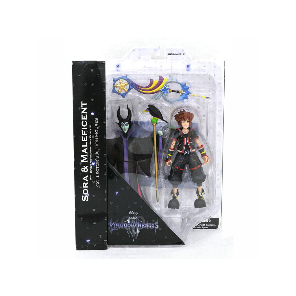 Diamond Collector's Disney Kingdom Hearts 3 Sora Maleficent Set