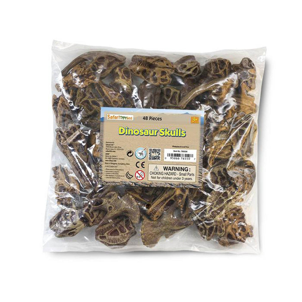 Dinosaur Skulls Bulk Figures Bag Safari Ltd - Radar Toys