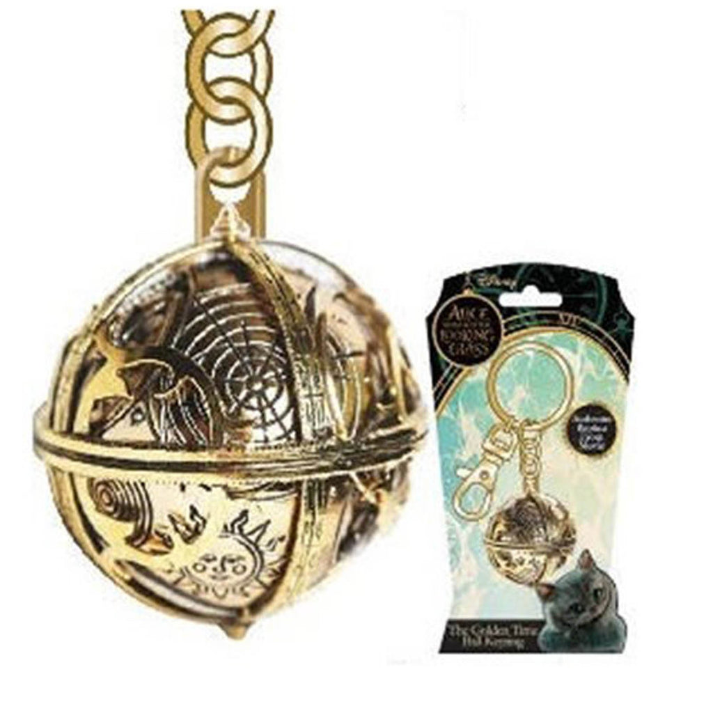Disney Alice In Wonderland Chronosphere Pewter Metal Keychain