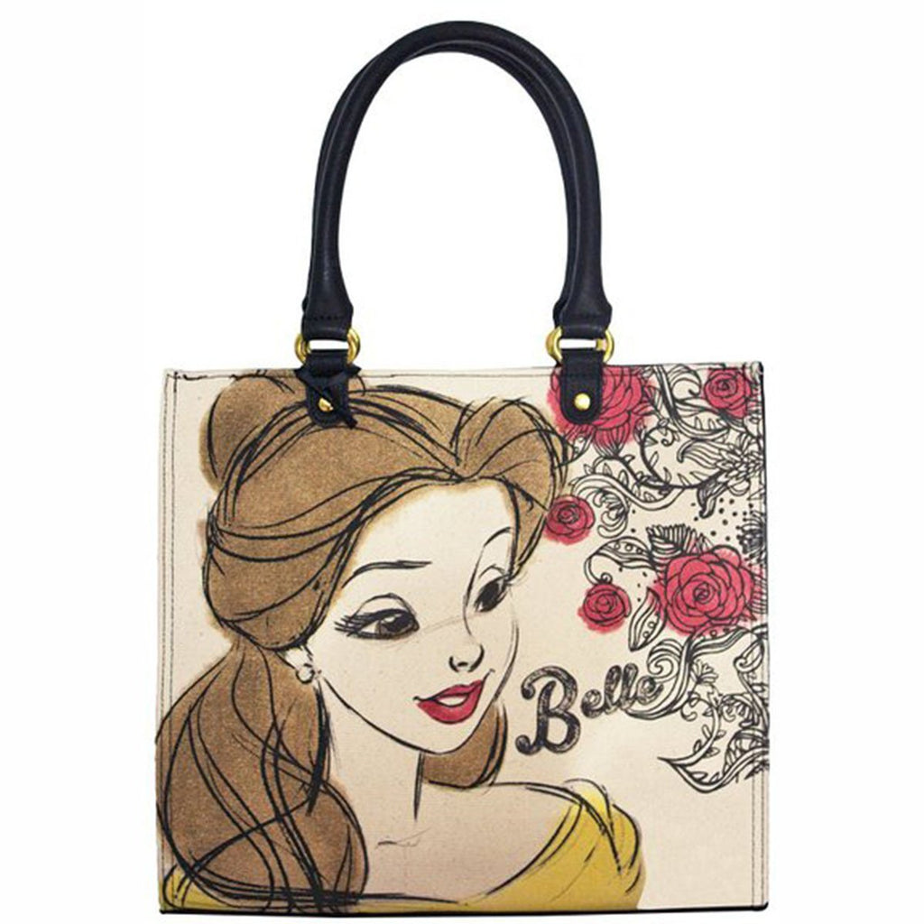 Disney Beauty And The Beast Belle Printed Canvas Tote