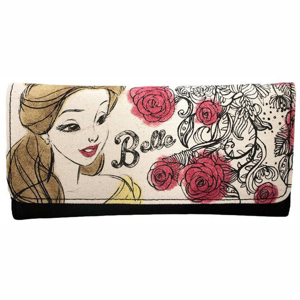 Disney Beauty And The Beast Belle Printed Canvas Wallet
