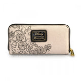 Disney Beauty And The Beast Belle With Floral Print Wallet - Radar Toys