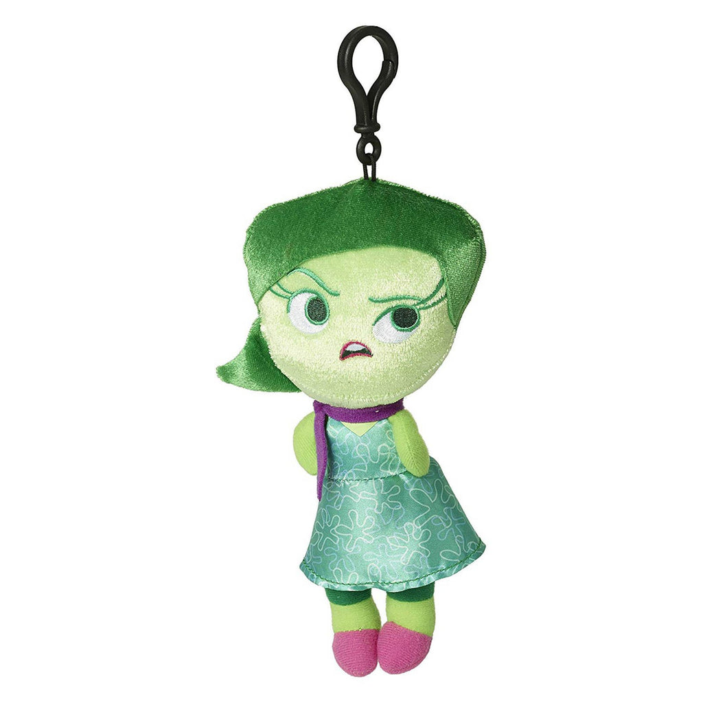 Disney Inside Out Disgust Zippered Clips 8 Inch Plush Figure
