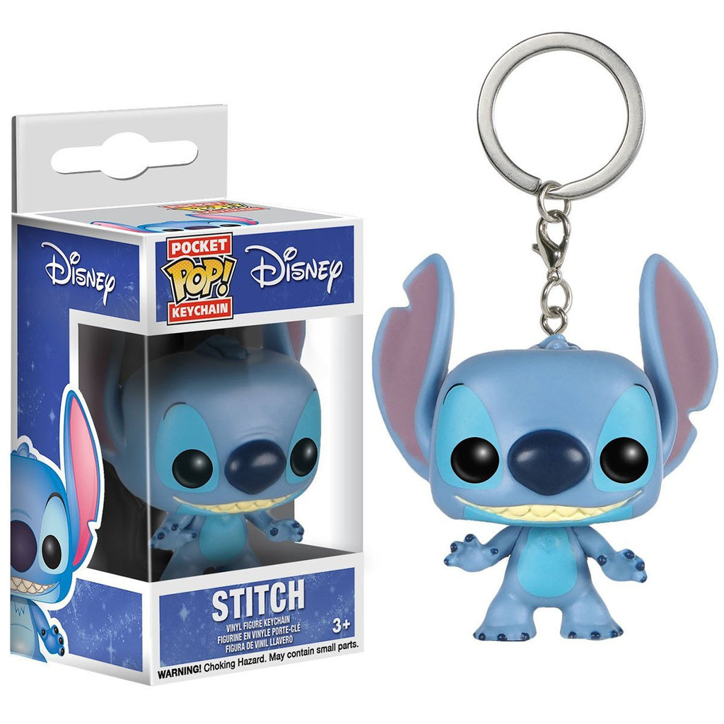 Disney Lilo And Stitch Pocket POP Stitch Vinyl Figure Keychain - Radar Toys