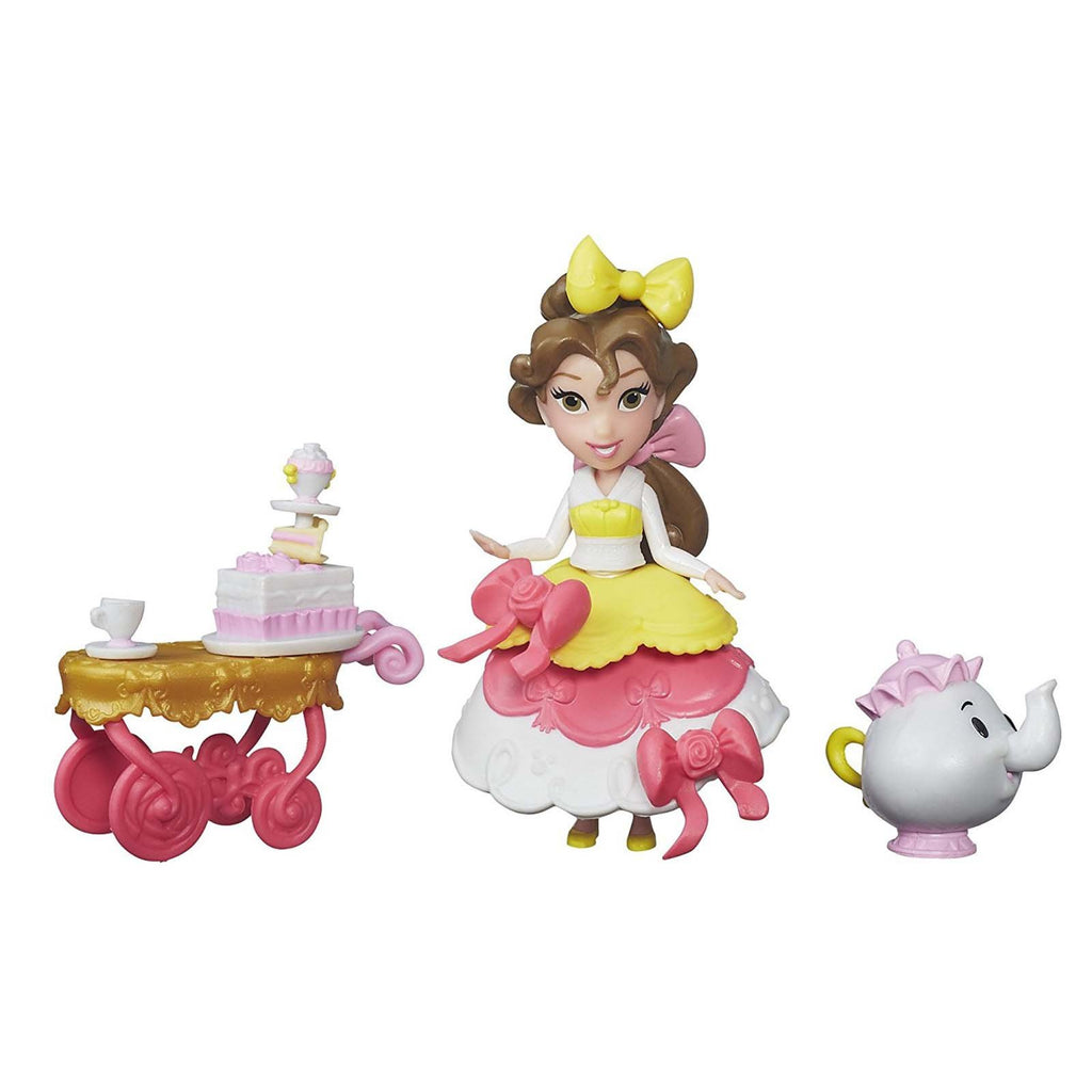 Disney Little Kingdom Belle's Teacart Treats Mini Figures