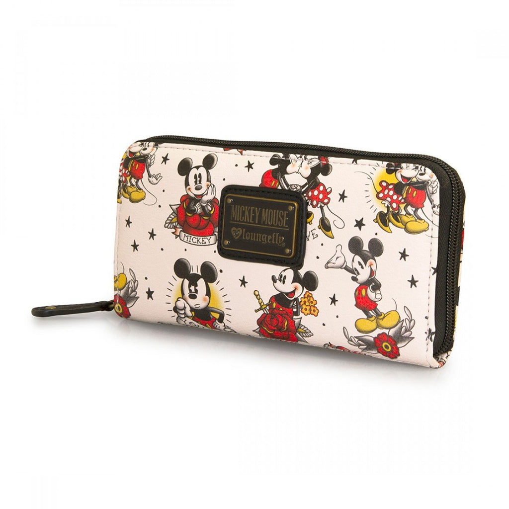 Disney Mickey And Minnie Tattoo Wallet