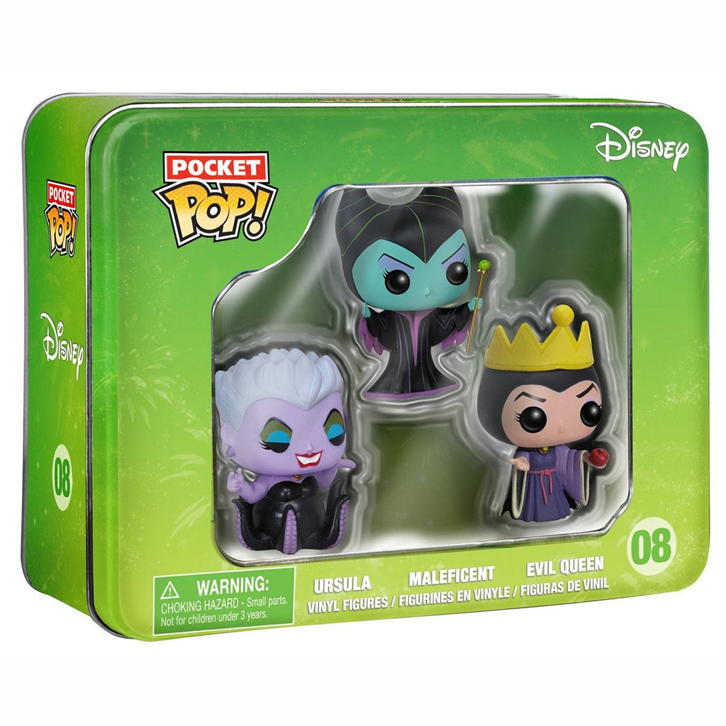 Disney Pocket POP 3 Pack Villains Vinyl Figures