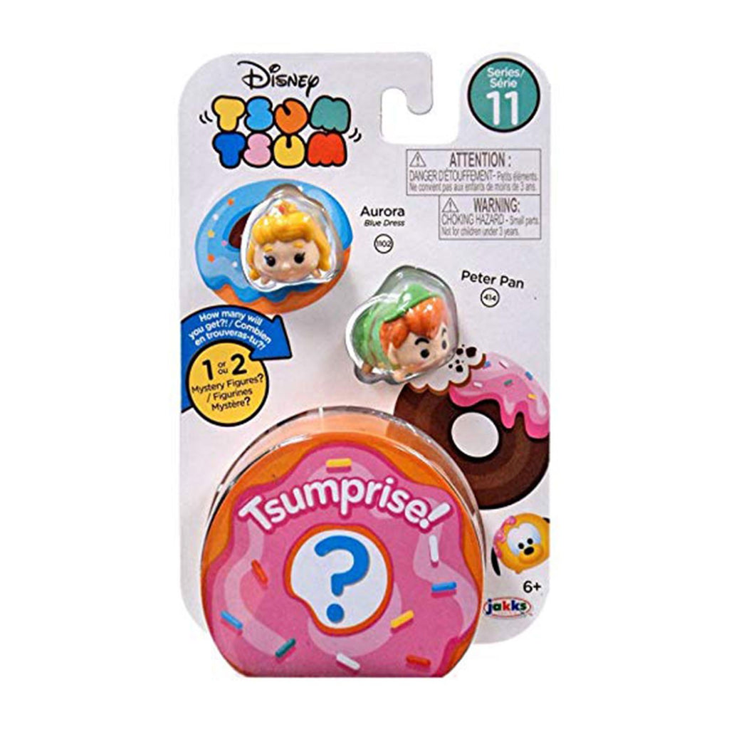 Disney Tsum Tsum Series 11 Three Figure Aurora Peter Pan Set